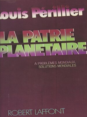 cover image of La patrie planétaire